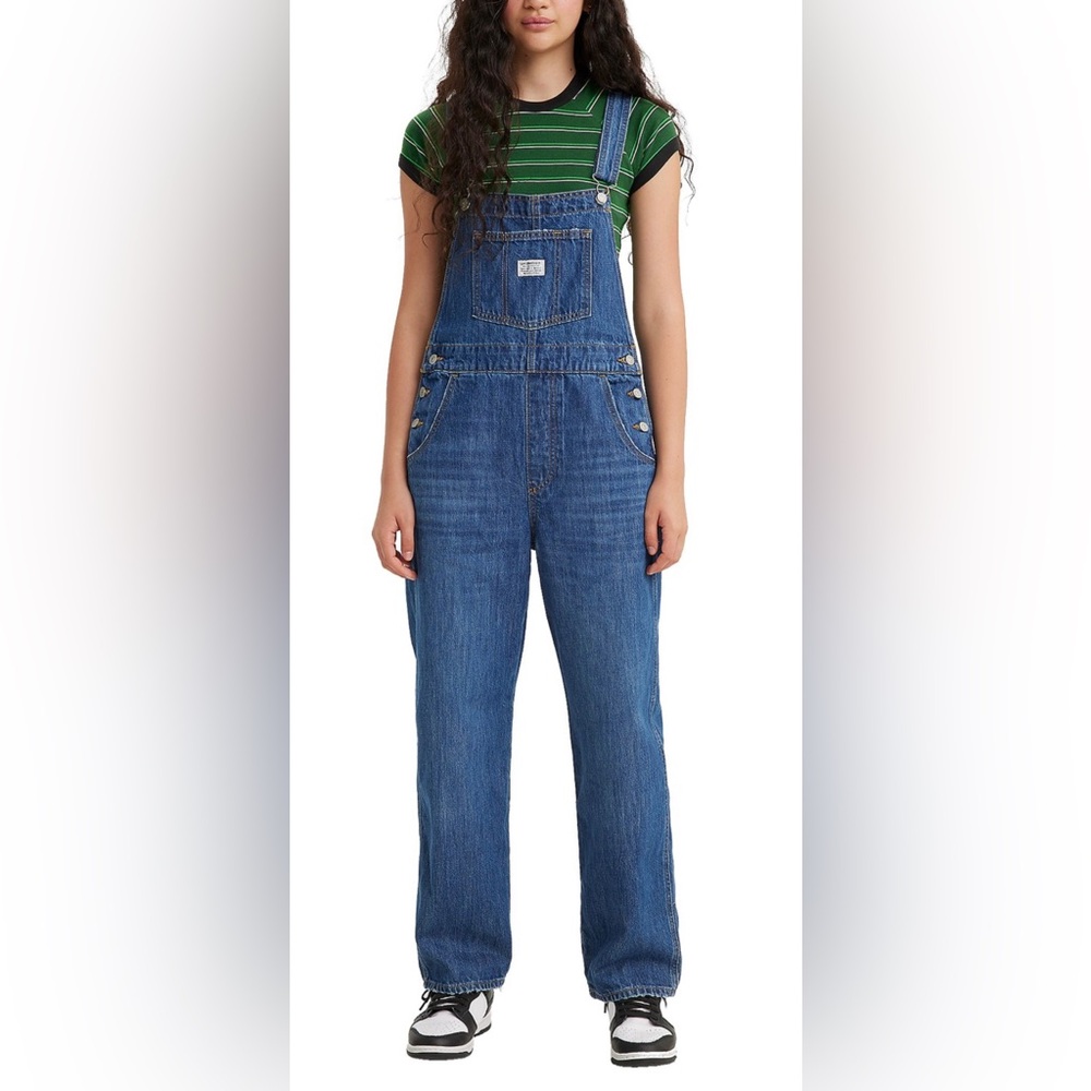 Levi's Women's Vintage Jean Overalls Medium Indigo Size sz Large L